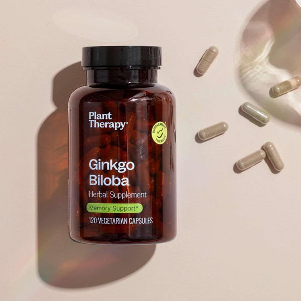 Plant Therapy Ginkgo Biloba Herbal Supplement - 120 Capsules