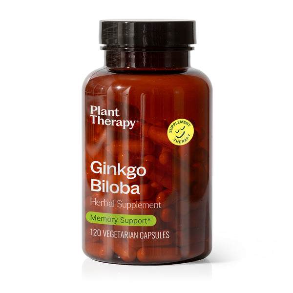 plant therapy Ginkgo Biloba Herbal Supplement - 120 Capsules