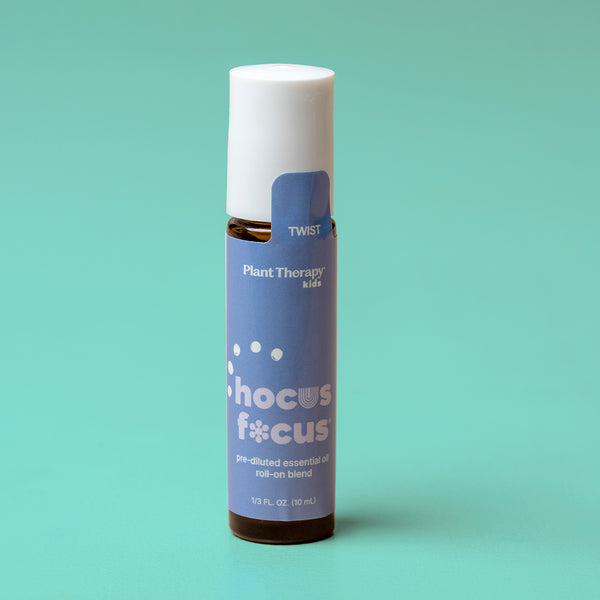 Plant Therapy Hocus Focus Essential Oil Blend Pre-Diluted Roll-On