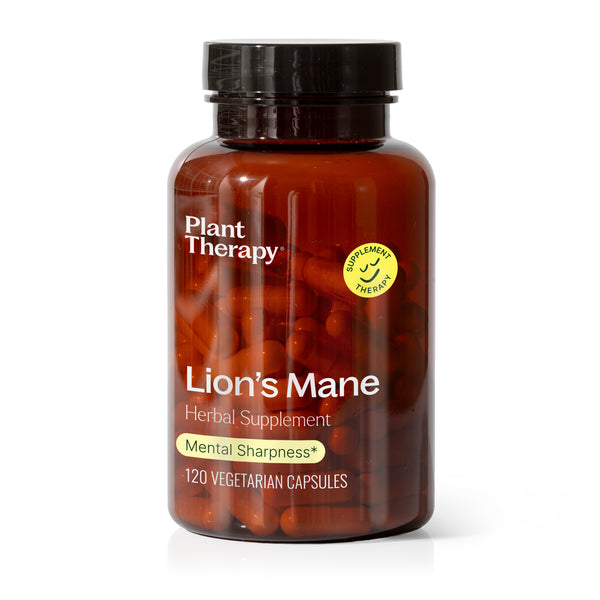plant therapy Lion's Mane Herbal Supplement - 120 Capsules