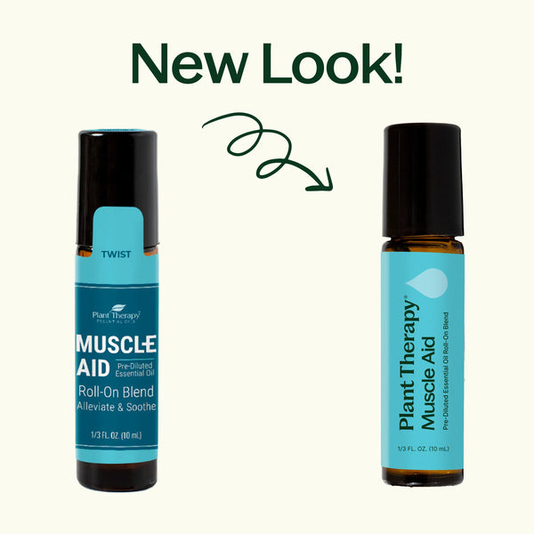 Plant Therapy Muscle Aid Essential Oil Blend Pre-Diluted Roll-On