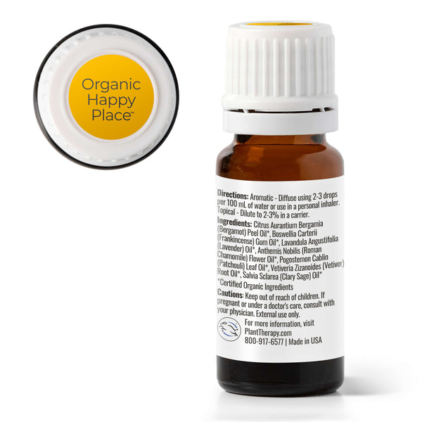 Plant Therapy Organic Happy Place™ Essential Oil Blend