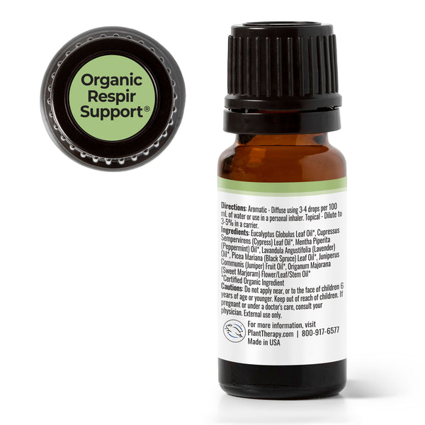 Plant Therapy Organic Respir Support® Essential Oil Blend