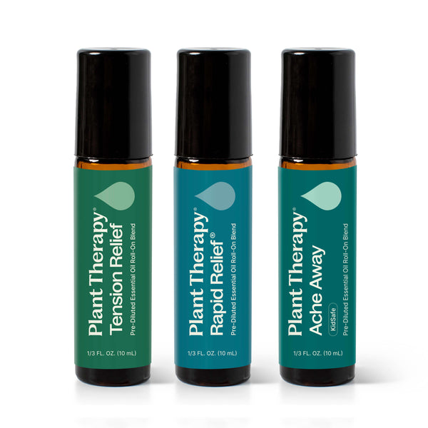 plant therapy Pain Support Essential Oil Blend Roll On Set