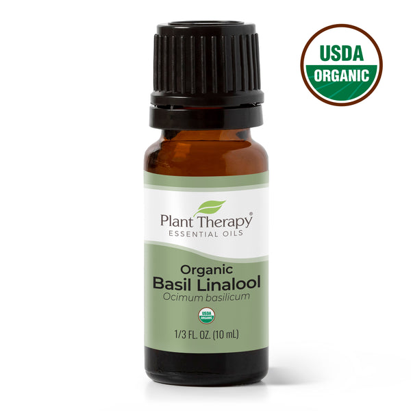 plant therapy Organic Basil Linalool Essential Oil