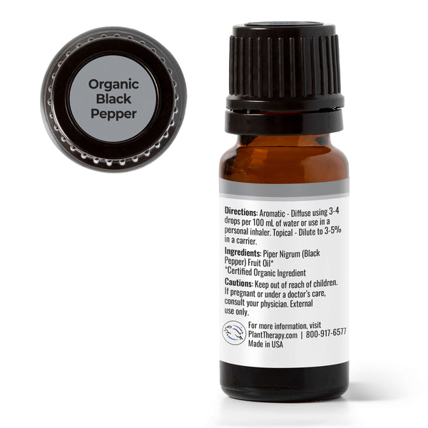 Plant Therapy Organic Black Pepper Essential Oil