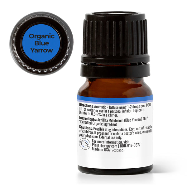 Plant Therapy Organic Blue Yarrow Essential Oil