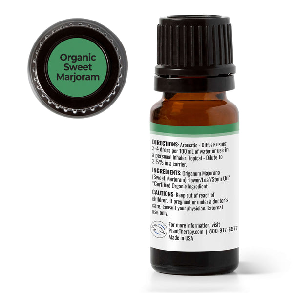 Plant Therapy Organic Sweet Marjoram Essential Oil