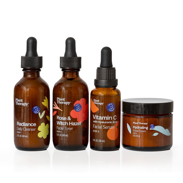 plant therapy Ready Set Glow 4 Step Skin Care Set
