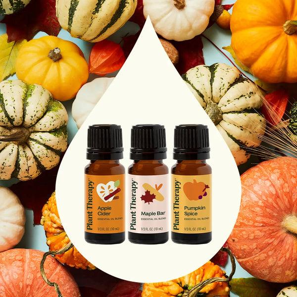 Plant Therapy Pumpkins & Porch Swings Essential Oil Blend 3 Set