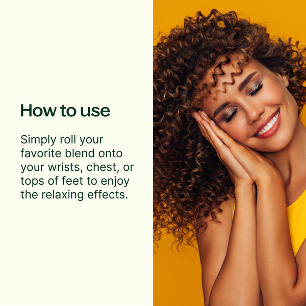 Plant Therapy Sleep Easy Essential Oil Blend Roll On Set