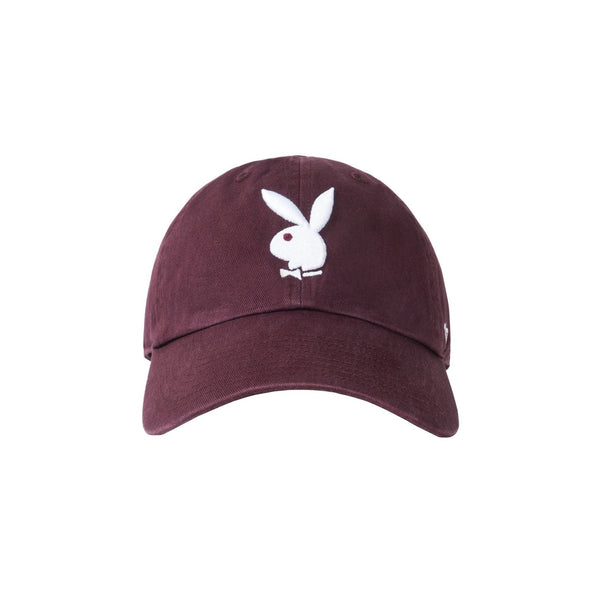 Playboy '47 Brand Adjustable Dad Hat Accessories - Hat Maroon