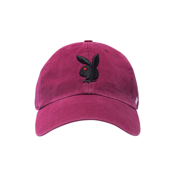 Playboy '47 Brand Adjustable Dad Hat Accessories - Hat Maroon
