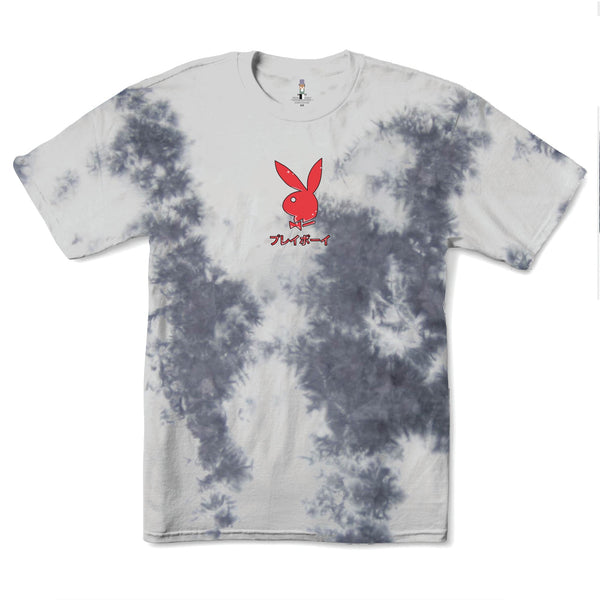 Playboy Ace Of Hearts T-Shirt Tie-Dye Men's - T-Shirts Greyscale