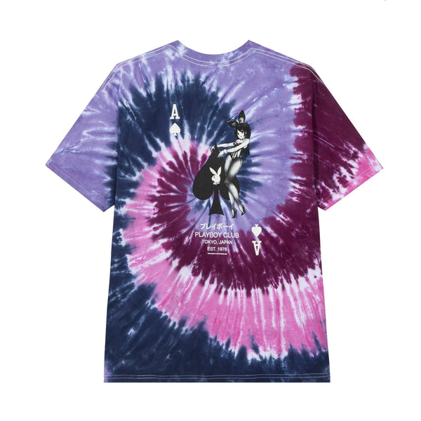 playboy Ace of Spades Tie-Dye T-Shirt Men's - T-Shirts SMALL