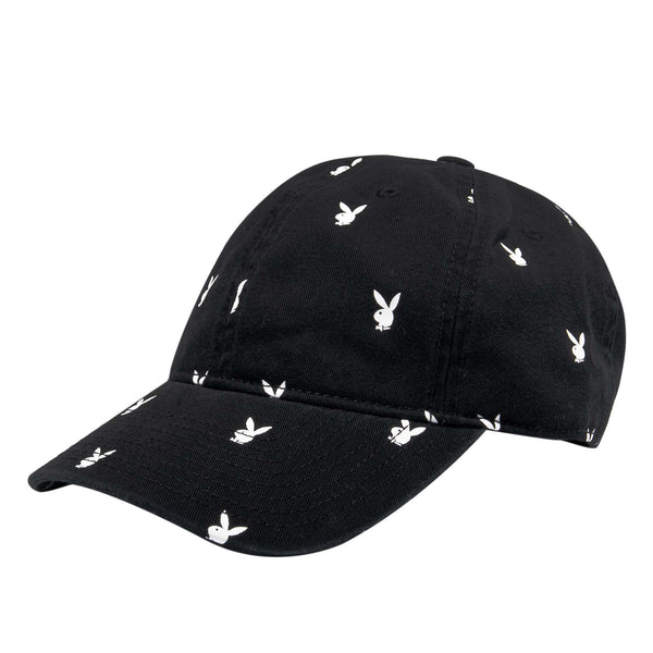 Playboy All-Over Rabbit Head Hat Accessories - Hat Black Tonal