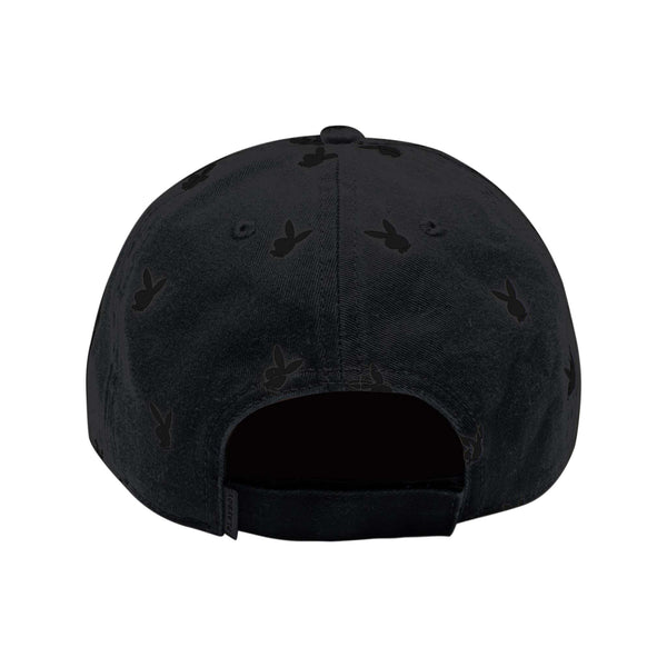 Playboy All-Over Rabbit Head Hat Accessories - Hat Black Tonal