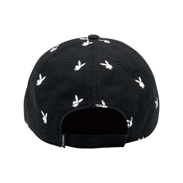 Playboy All-Over Rabbit Head Hat Accessories - Hat Black Tonal