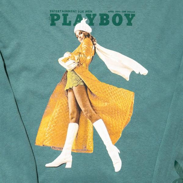 Playboy April 1970 Cover Long Sleeve T-Shirt Men's - T-Shirts SMALL
