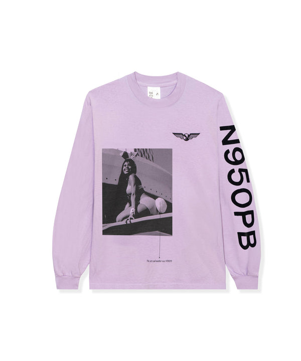 Playboy Aviation Wings N950PB Long Sleeve T-Shirt Men's - T-Shirts Mustard