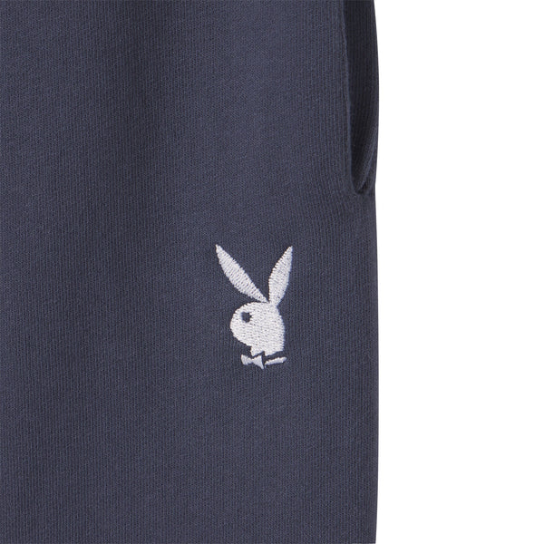 Playboy Bunny Basics Sweatshort Men's - Shorts Navy Blue