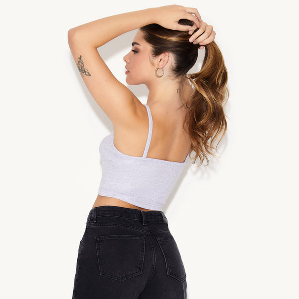 Playboy Classic Logo Cami Women's - Tank Heather Grey