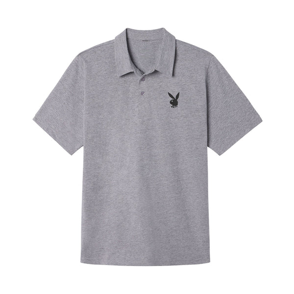 Playboy Classic Rabbit Head Polo Shirt Men's - Shirt Navy