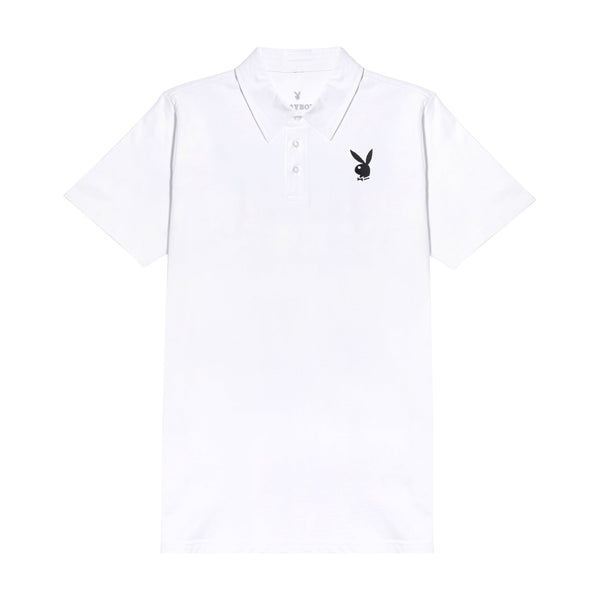 Playboy Classic Rabbit Head Polo Shirt Men's - Shirt Navy