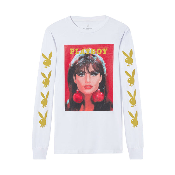 playboy December 1966 Cover Long Sleeve T-Shirt Men's - T-Shirts MEDIUM