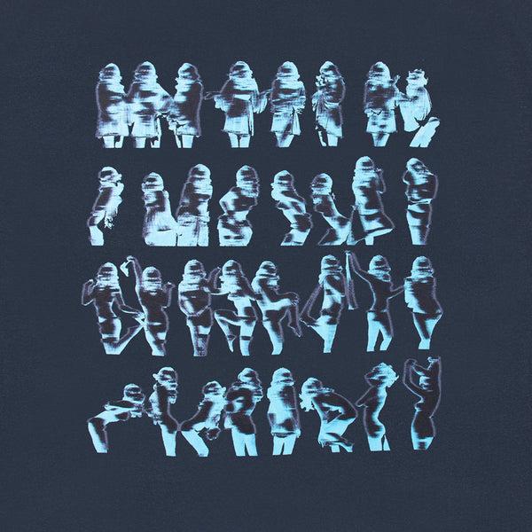 Playboy December 1972 Playmate X-Ray Long Sleeve T-Shirt Men's - T-Shirts Navy