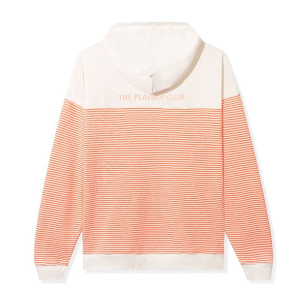 Playboy Drop Stripe VIP Club Quarter Zip Hoodie Women's - Hoodies SMALL