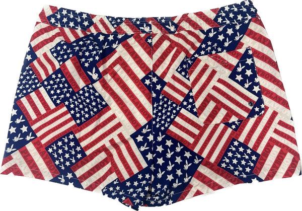 Playboy Fourth Of July Swim Trunk Men's - Shorts SMALL