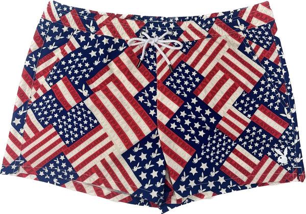 playboy Fourth of July Swim Trunk Men's - Shorts SMALL