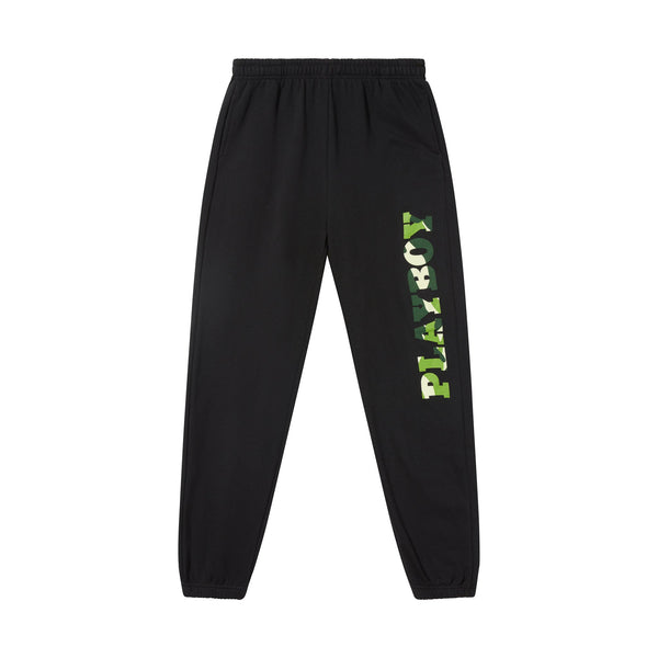 playboy Hare Green Camo Sweatpants Men's - Sweatpants SMALL