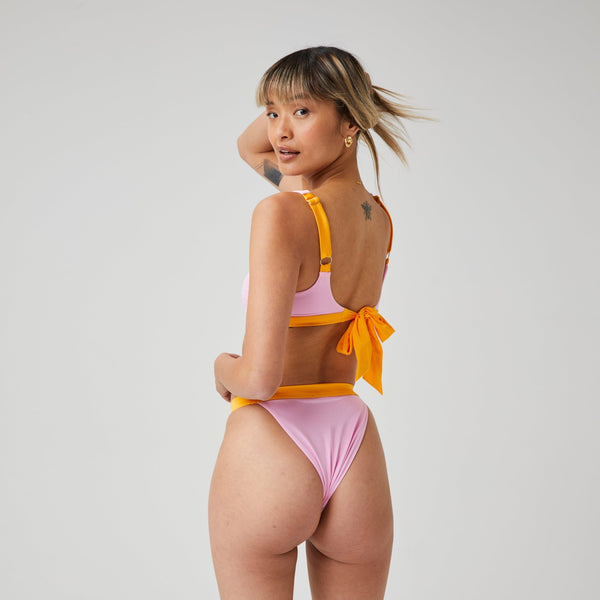 Playboy High Leg Bon Bon Bikini Bottom Women's - Swimwear Bon Bon