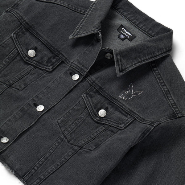 Playboy January 1986 Andy Warhol Cover Jacket Women's - Jackets Grey Bunny