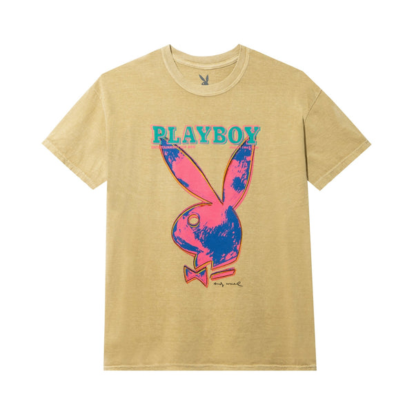 playboy January 1986 PLAYBOY Pop Art Cover T-Shirt Men's - T-Shirts Sand