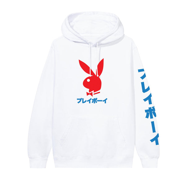 Playboy Japanese Rabbit Head Hoodie Men's - Hoodies Tan