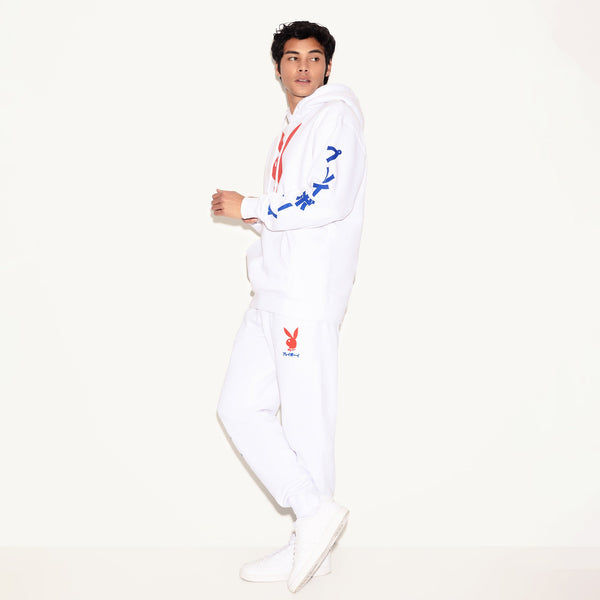 Playboy Japanese Rabbit Head Joggers Men's - Sweatpants White