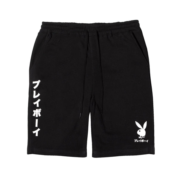Playboy Japanese Rabbit Head Sweatshorts Men's - Shorts Heather Grey