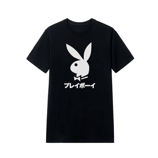 Playboy Japanese Rabbit Head T-Shirt Men's - T-Shirts White