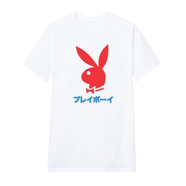 playboy Japanese Rabbit Head T-Shirt Men's - T-Shirts White