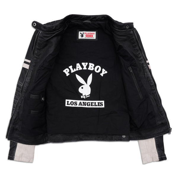 Playboy Jolya Women's Leather Jacket Women's - Jackets Black