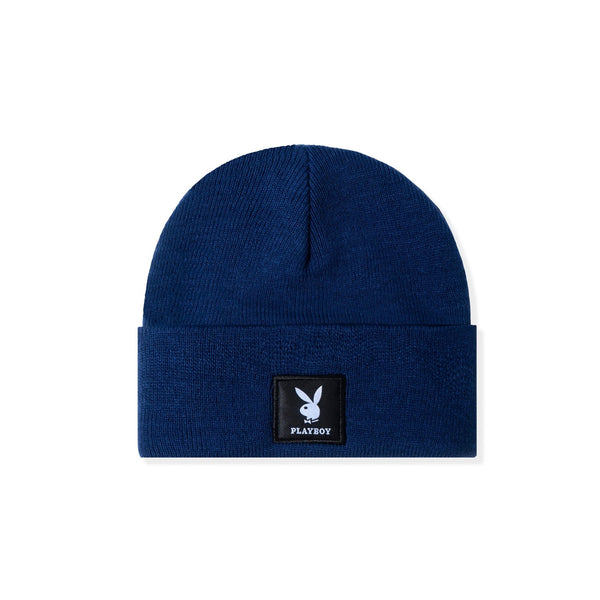 Playboy Knit Beanie With Logo Patch Accessories - Hat Autumn
