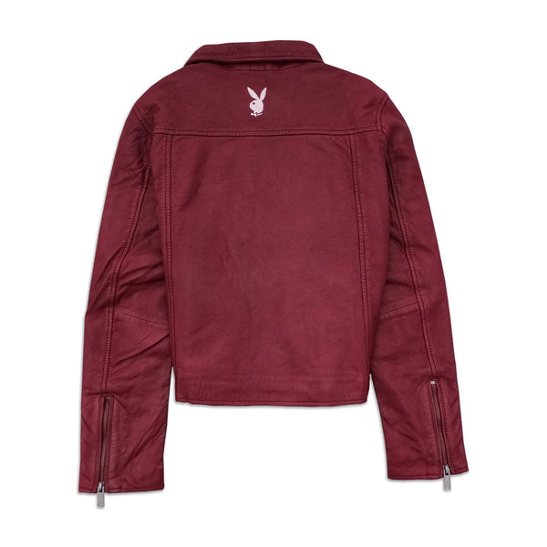 Playboy Kristen Women's Leather Jacket Women's - Jackets Red