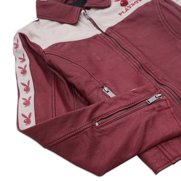 Playboy Kristen Women's Leather Jacket Women's - Jackets Red