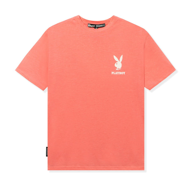 playboy Logo Oversized T-Shirt Women's - T-Shirts Pink