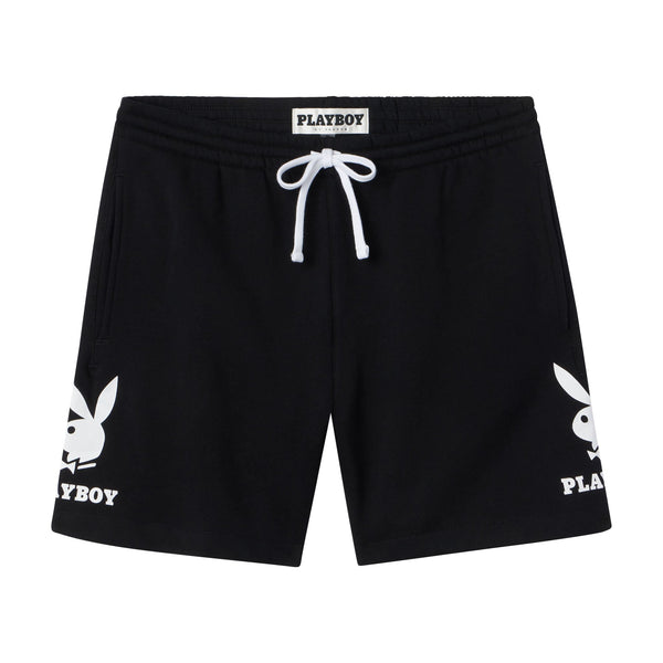 Playboy Men's Double Bunny Sweat Shorts Men's - Shorts Grey