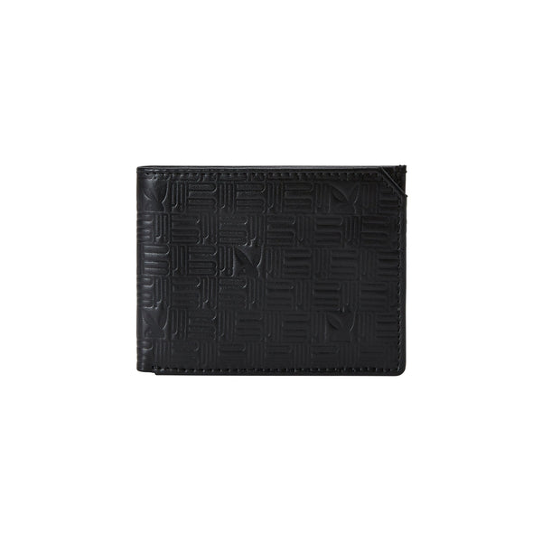 playboy Men's Emboss Slim fold Wallet Accessories - Wallets Black