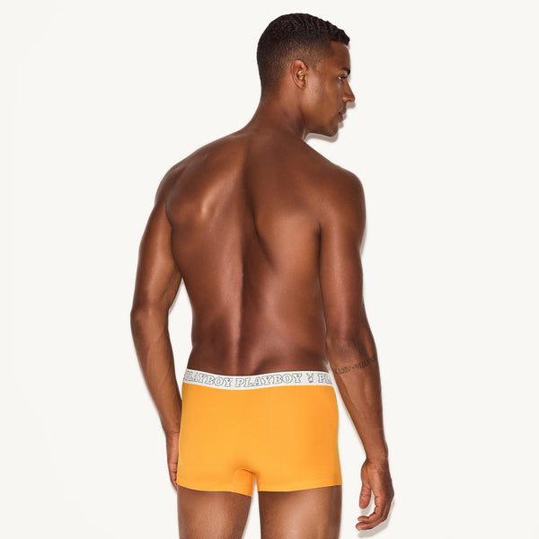 Playboy Men's Essentials Modal Trunk Men's - Underwear Orange